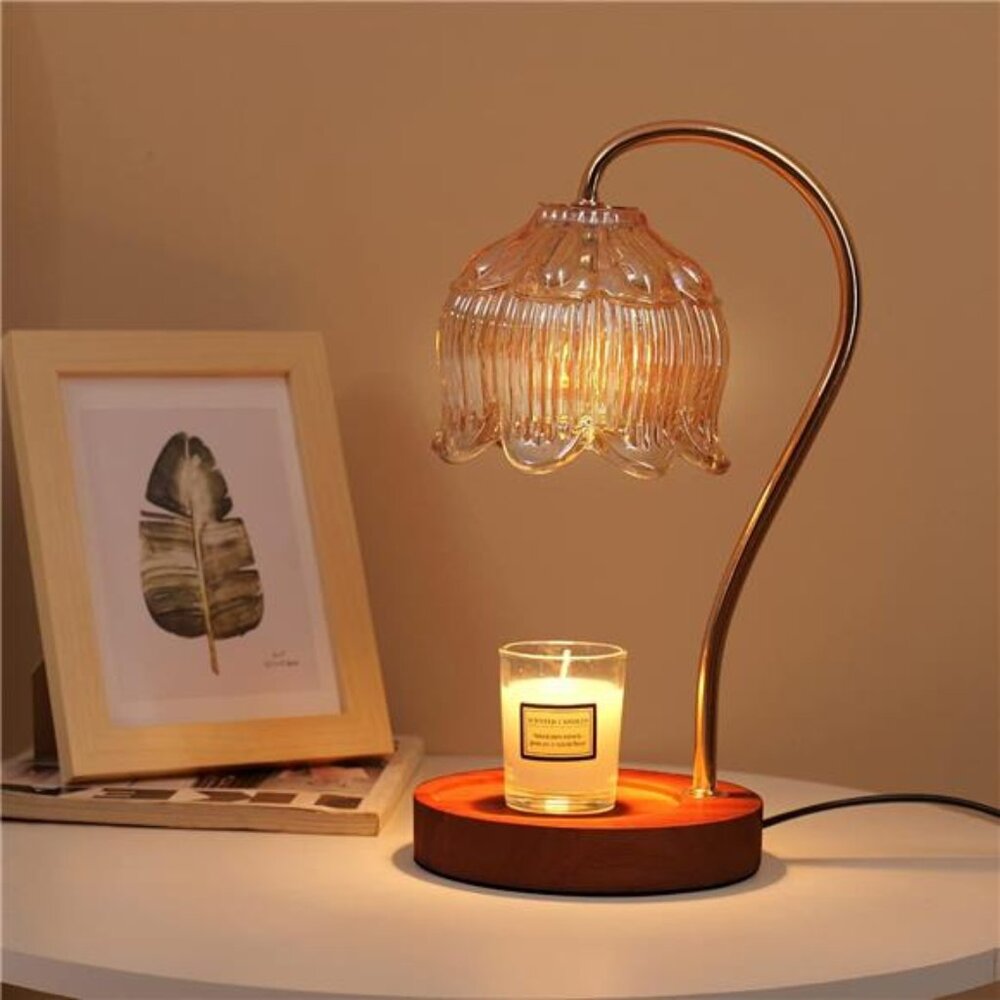 Fragrance Candle Warmer Lamp，Electric Candle Warmer with Timer